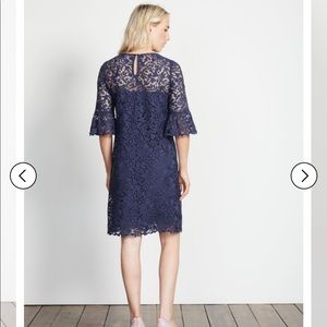 boden blue lace dress